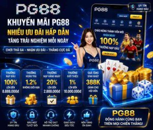 Khuyến mãi PG88 mang đến nhiều ưu đãi hấp dẫn giúp người chơi tăng trải nghiệm giải trí mỗi ngày.