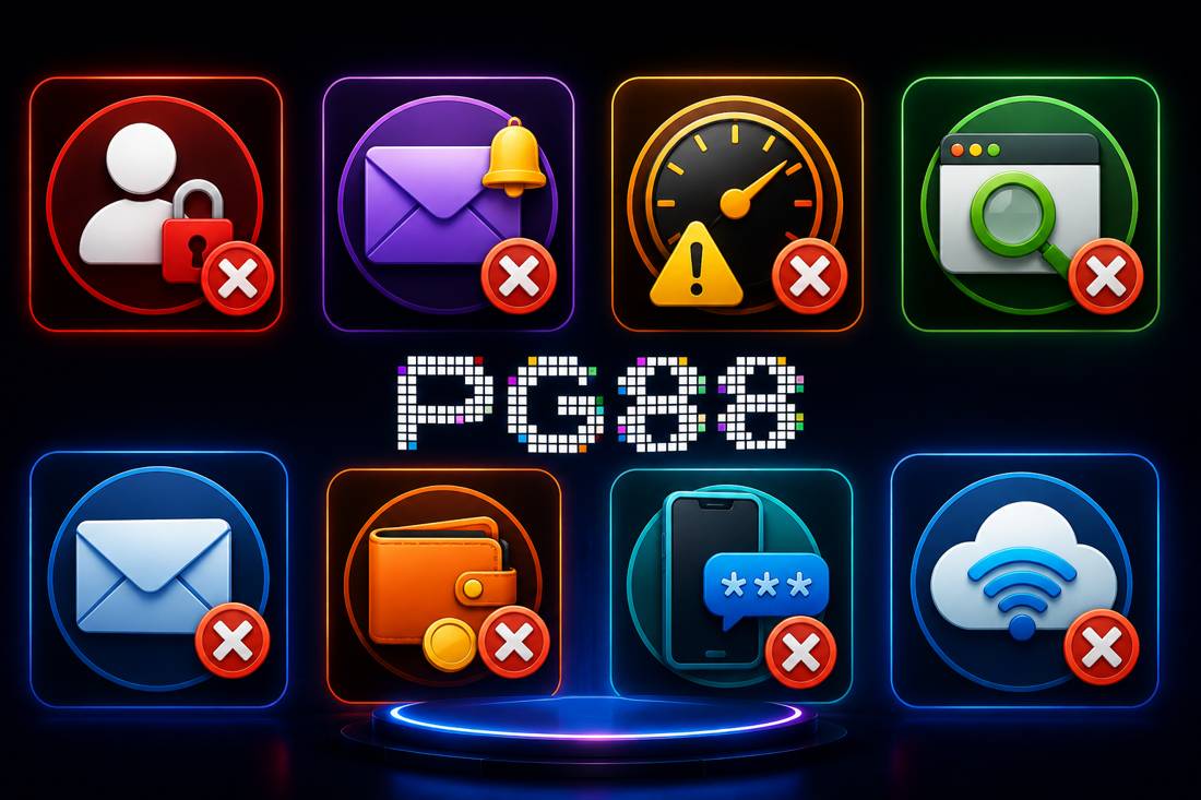 Các lỗi thường gặp tại PG88 và cách xử lý