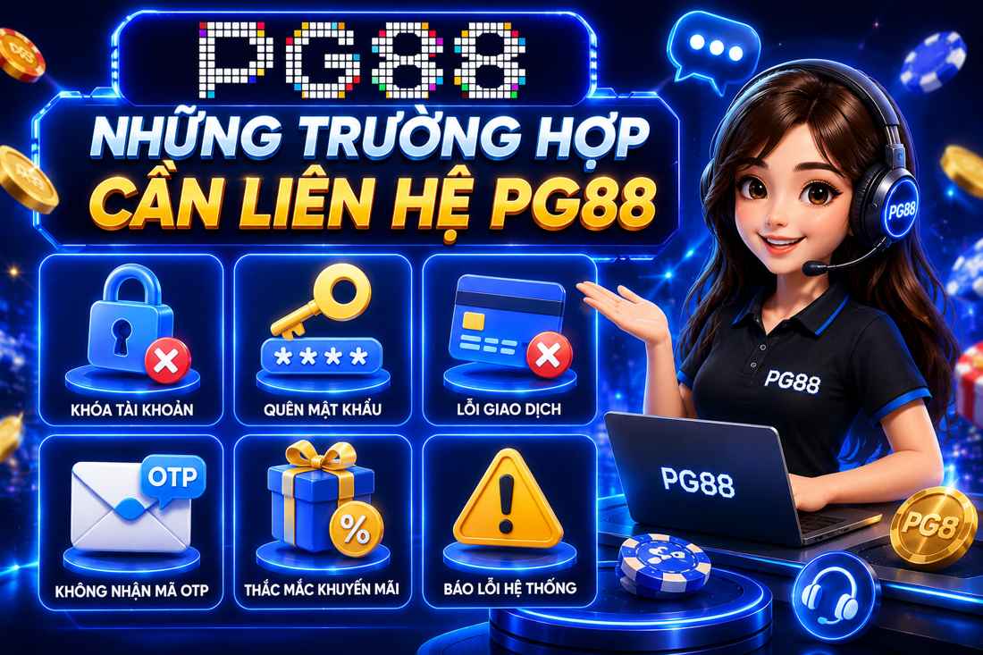 Những trường hợp cần liên hệ PG88 xử lý nhanh chóng nhất