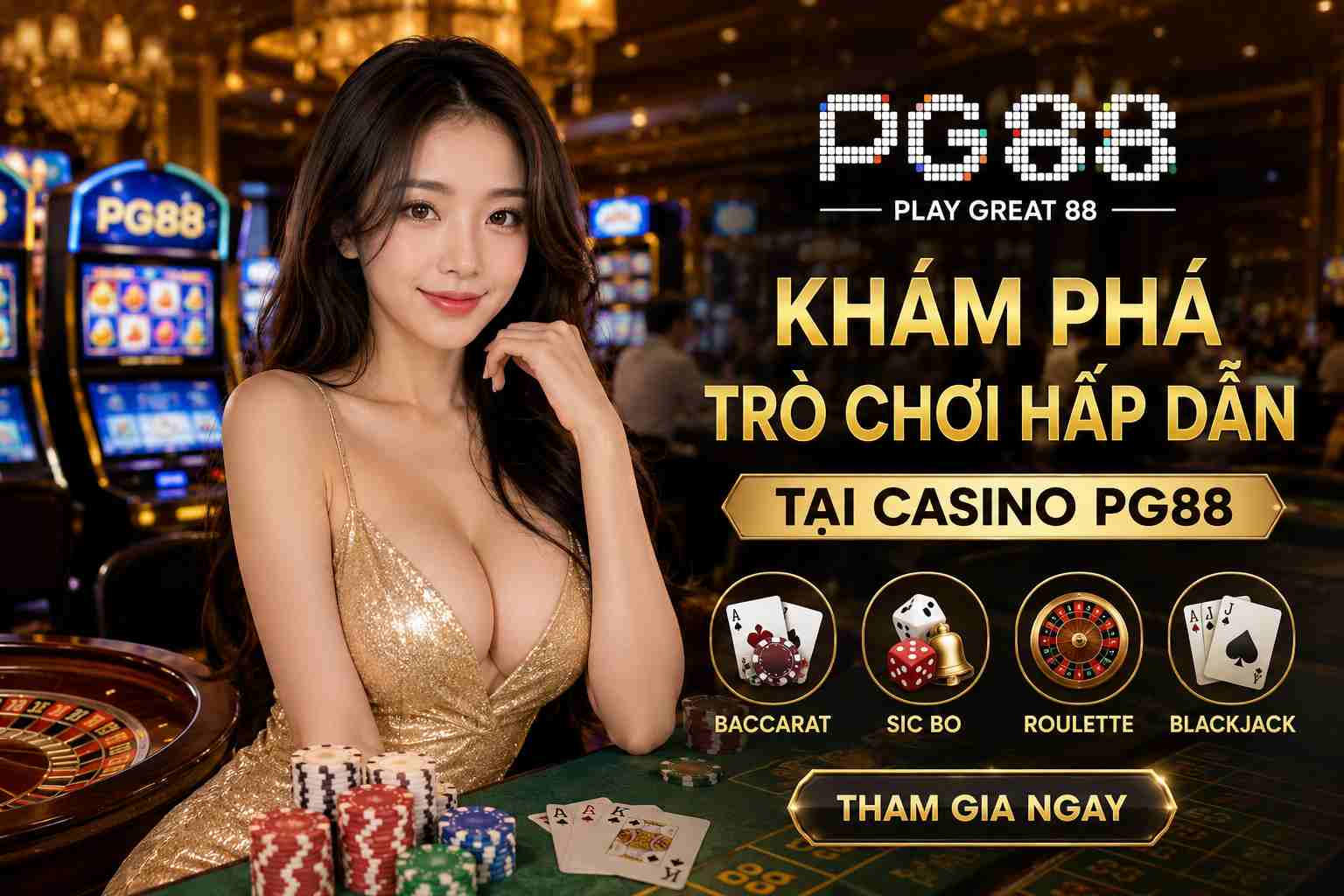Khám phá kho trò chơi hấp dẫn tại Casino PG88
